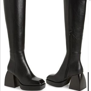 JEFFREY CAMPBELL OVER THE KNEE DAUPHIN BOOT SIZE 5